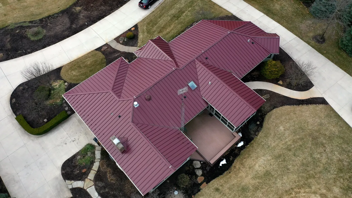 Flashing and seam work in Glen Oaks Commons